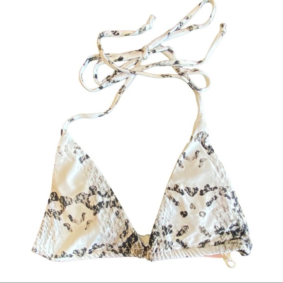 CHLOE ROSE bikini top snake print size small - Picture 3 of 7
